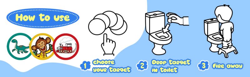 Toilet Targets for Boys 4